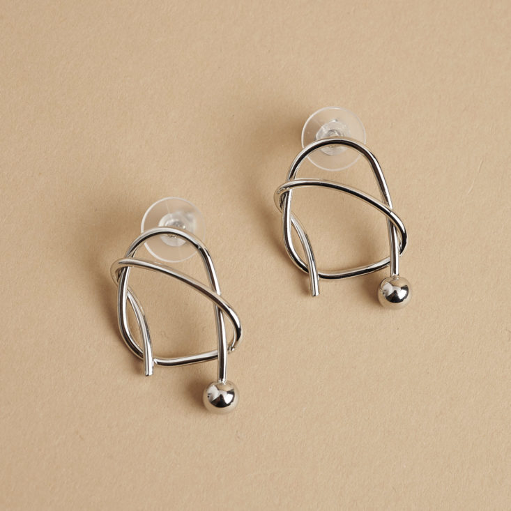 Silver Sculpture Earrings