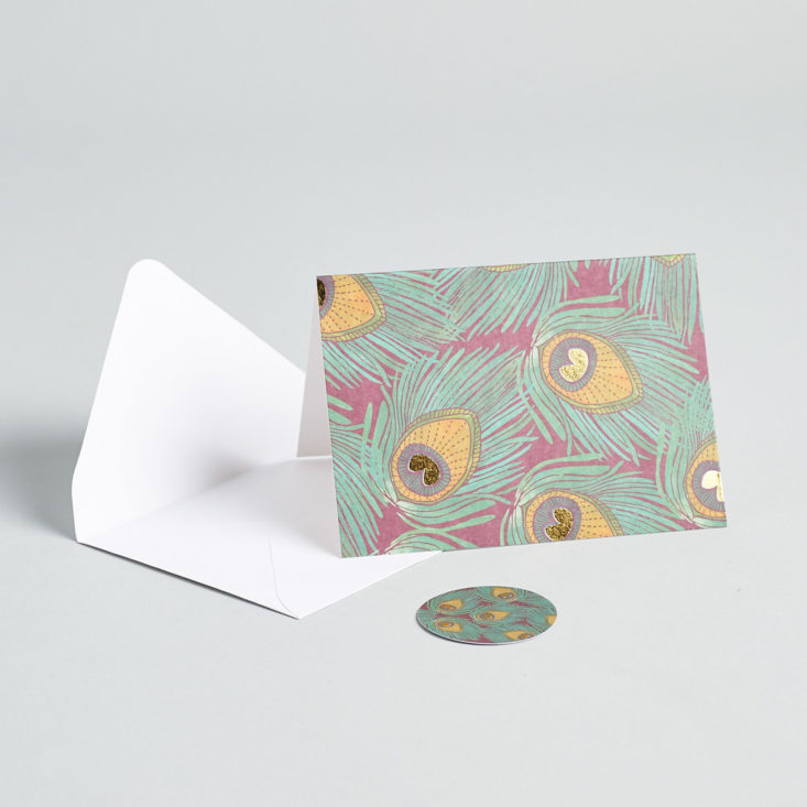 erin condren peacock card