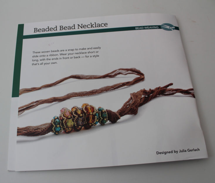 Facet Jewelry Stitching September 2018 Booklet 2