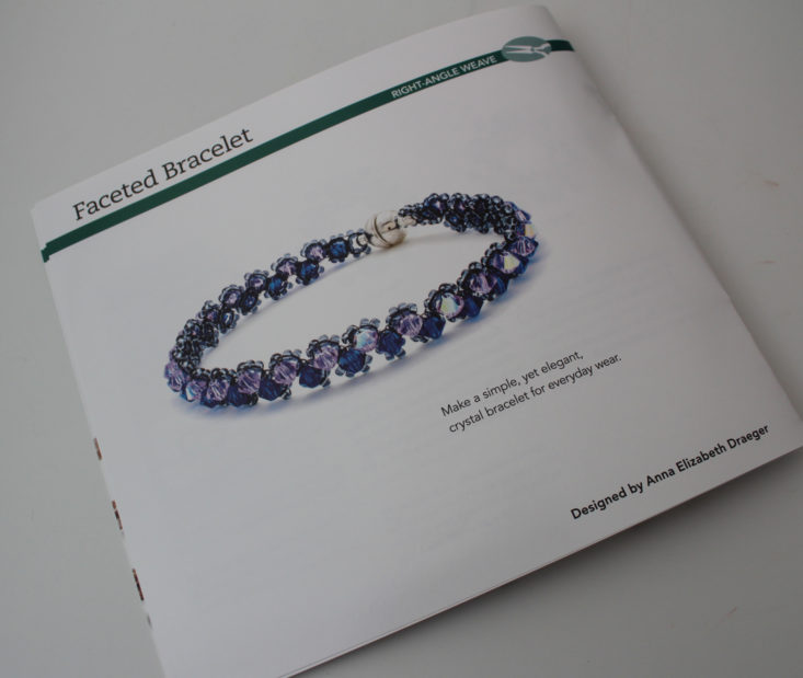 Facet Jewelry Stitching September 2018 Booklet 3