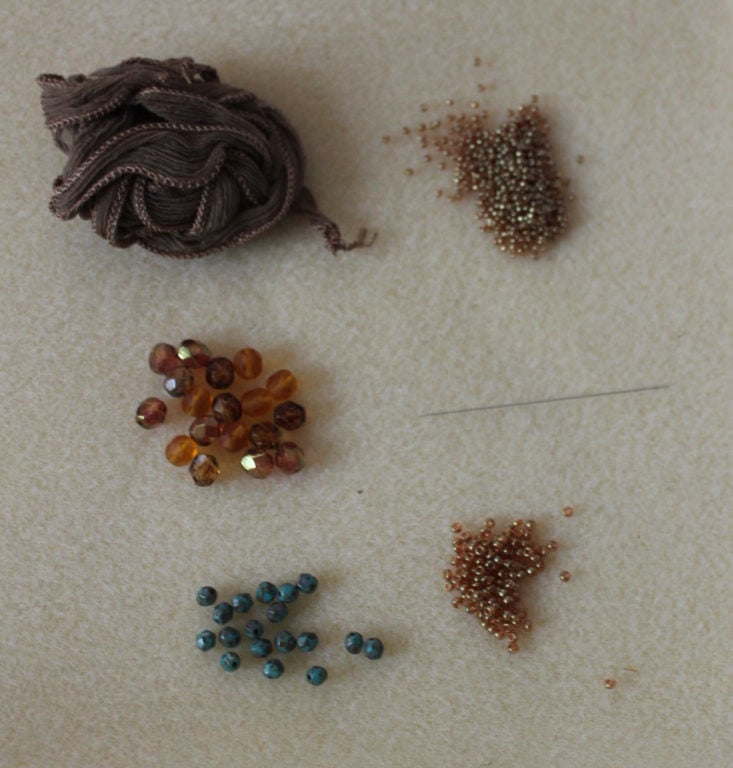 Facet Jewelry Stitching September 2018 Necklace Materials