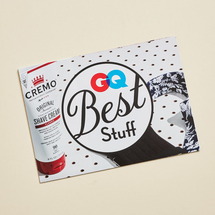 GQ Best Stuff September 2018 - Template 1