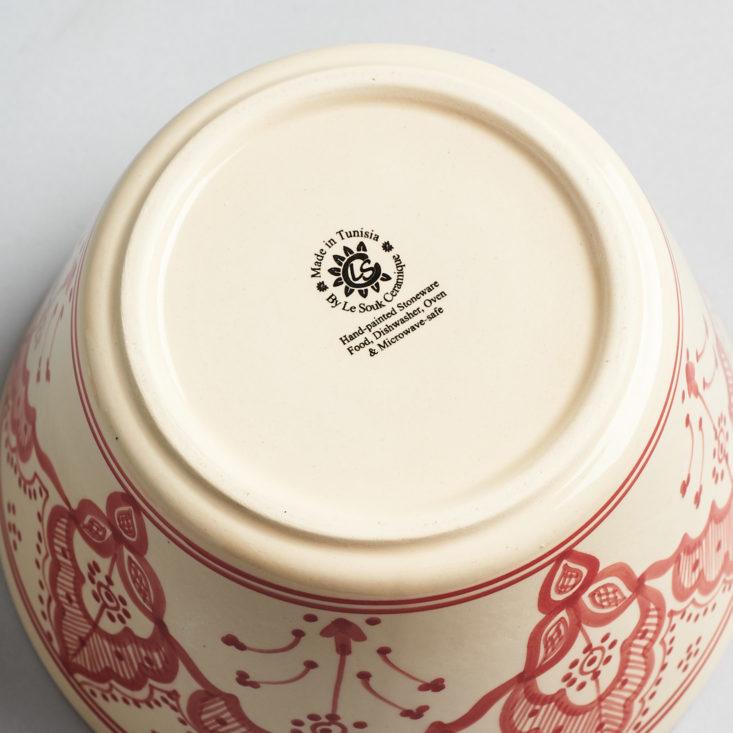 globein stamp on bottom of ceramic bowl