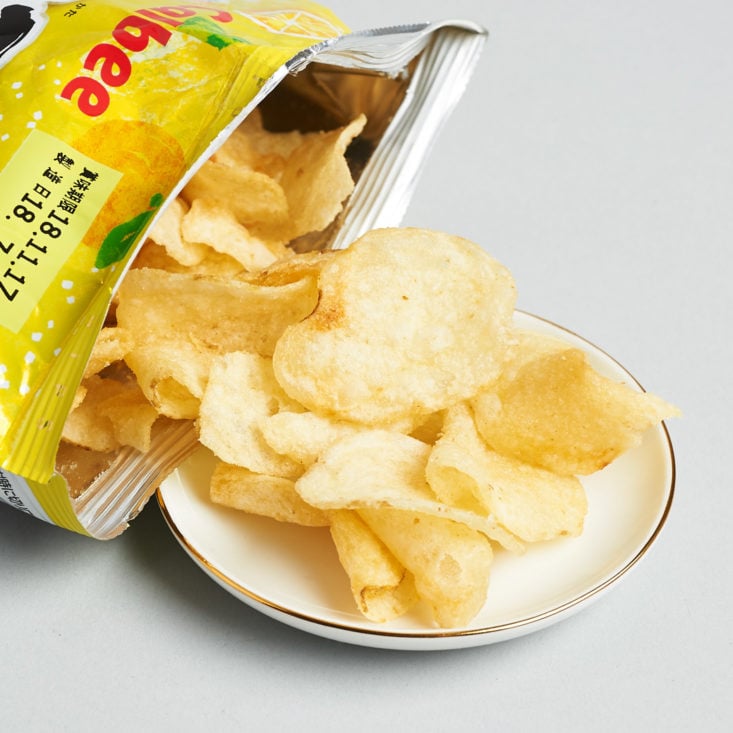 japan crate potato chips in bag