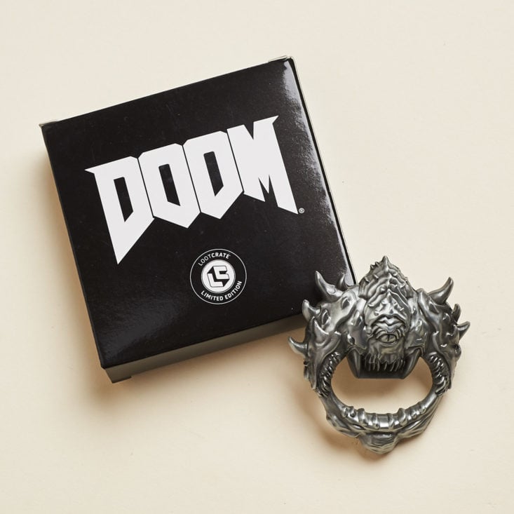 Loot Gaming Metal September 2018 - Doom Cacodemon Bottle Opener Top