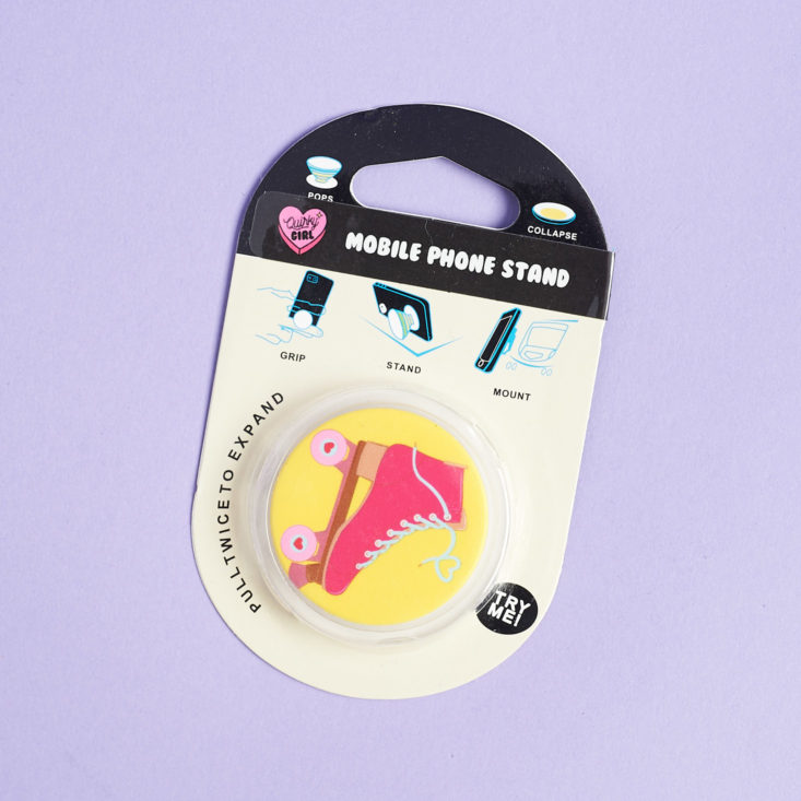 quirky post rollerskate pop socket