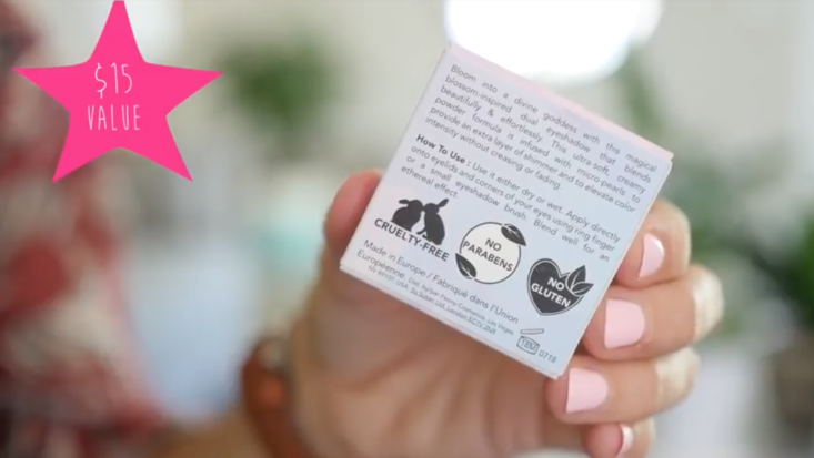 dual eyeshadow from Peony Cosmetics
