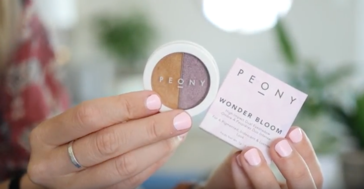 dual eyeshadow from Peony Cosmetics