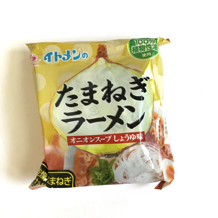 Umai Crate August 2018 - onion soy sauce ramen