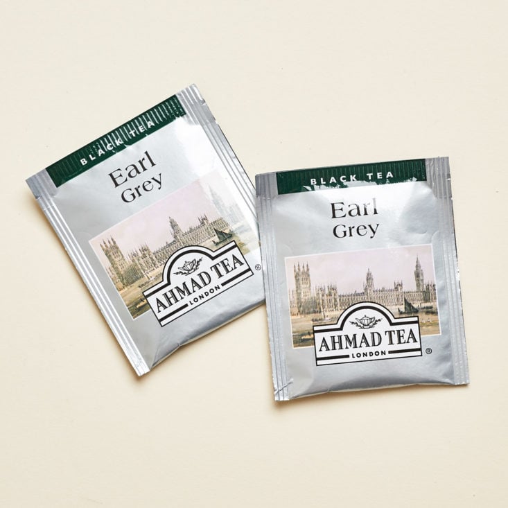 Vellabox Vivere September 2018 - Ahmad Tea Earl Grey Tea Bags Front