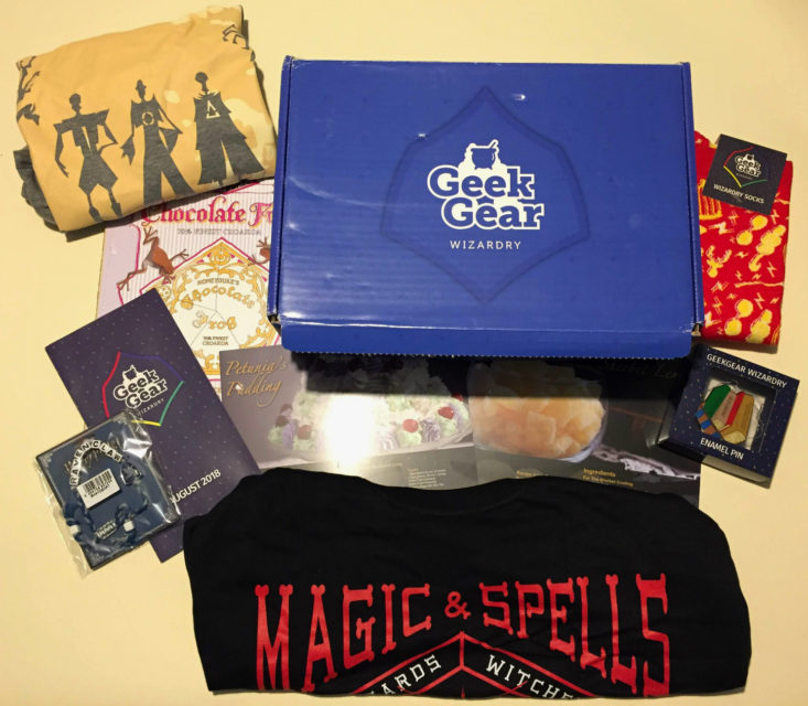 World of Wizardry August 2018 All the goodies