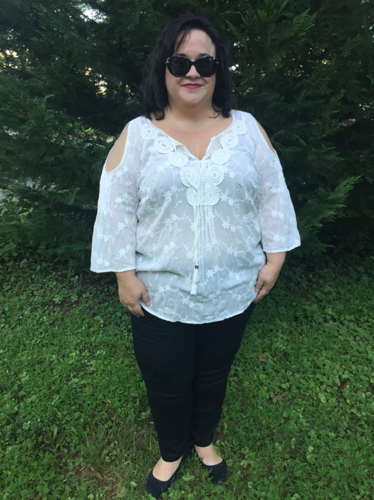 stitch fix plus september 2018 blouse