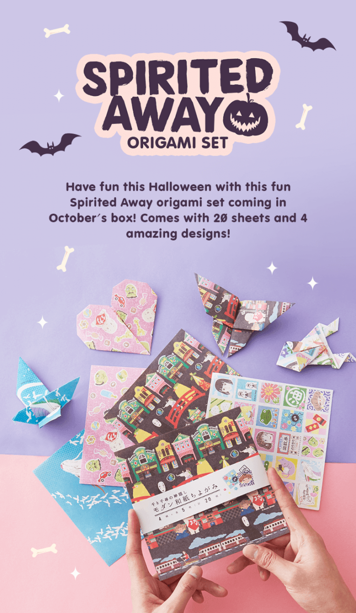 Spirited Away origami set