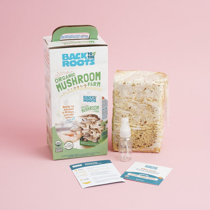 contents of Back to the Basics Organic Mushroom Farm