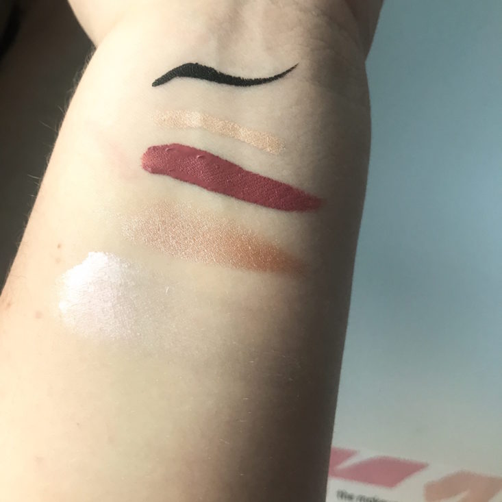 Birchbox Makeup Made Easy October 2018- Shadow Stick Swatch Front