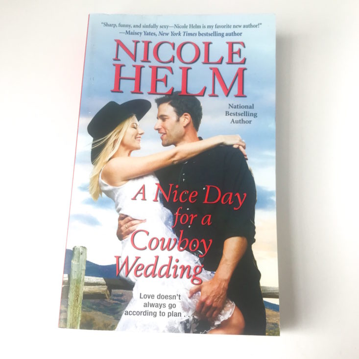 Bubbles book 1 - A Nice Day For a Cowboy Wedding by Nicole Helm Front View