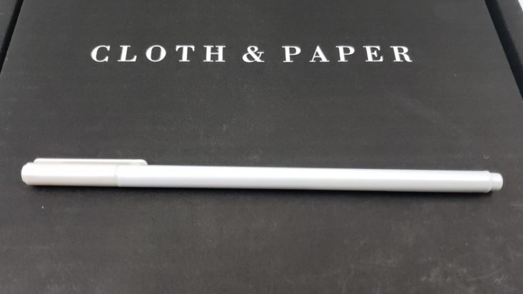Cloth & Paper Box September 2018 - Skinny Gel Pen Side