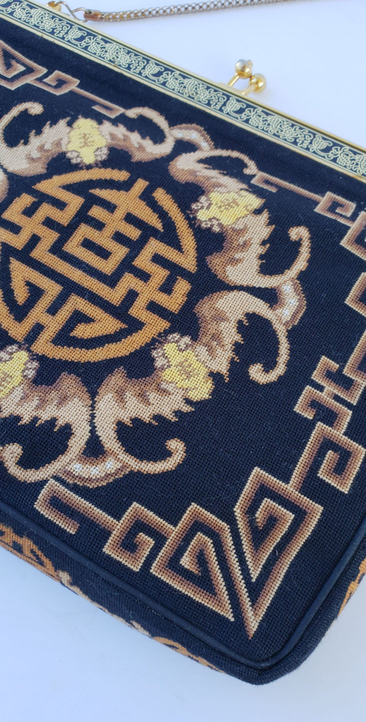 Crazy Hot Clothes Vintage Accessory September 2018 - Vintage Asian Tapestry Handbag 2