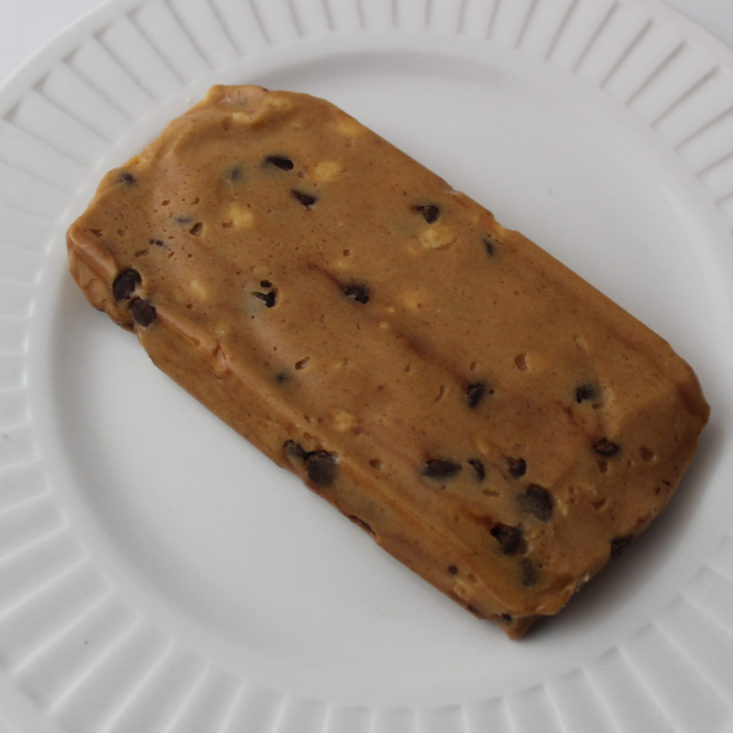 Fit Snack Box October 2018 - Geoprotein Cookie Dough Protein Bar Opened Top