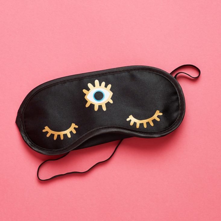 goddess provisions black and gold third eye eyemask