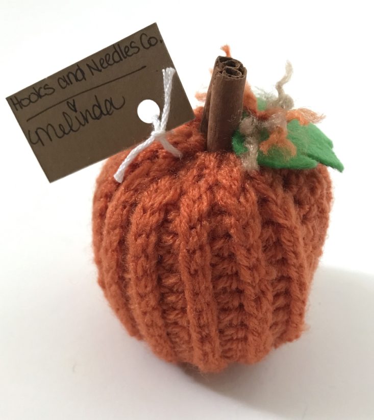 hopebox knit pumpkin