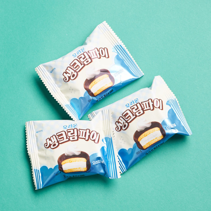 Korean Snacks Box October 2018 - Cake Pack Front