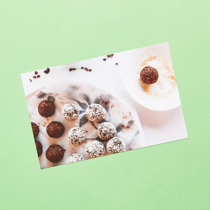 la la life fall wellness subscription box dessert card