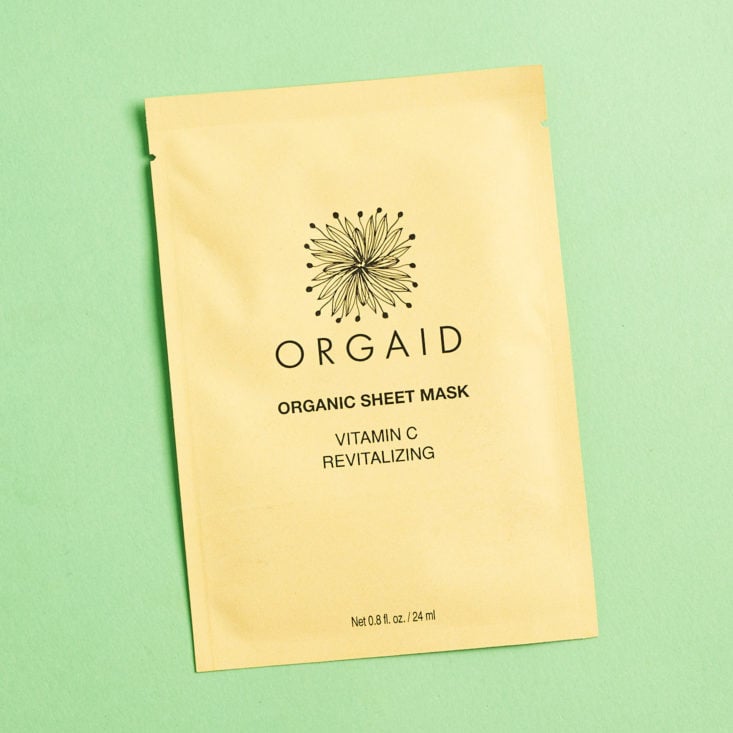 la la life fall wellness subscription box orgaid sheet mask