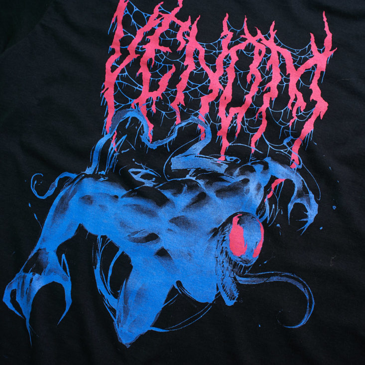 Loot Crate Invaders September 2018 - Venom T-Shirt Zoomed Front