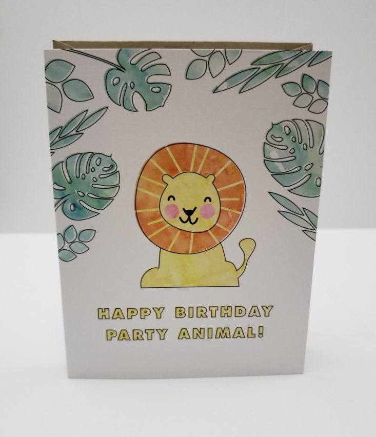 PENNIE POST Box October 2018 - Happy Birthday Card Front