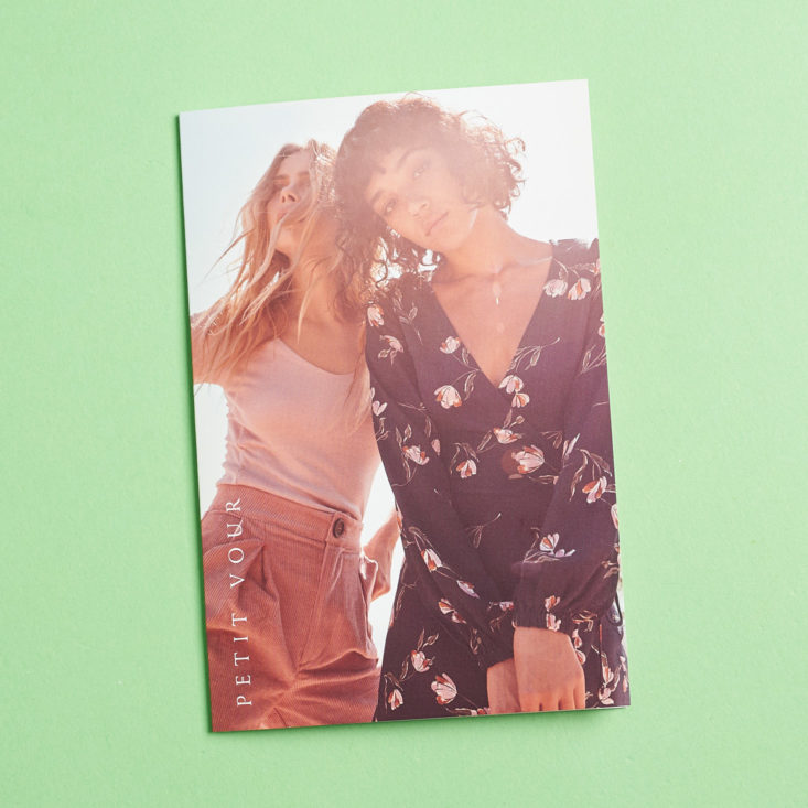 Petit Vour October 2018 - Folded Card 1
