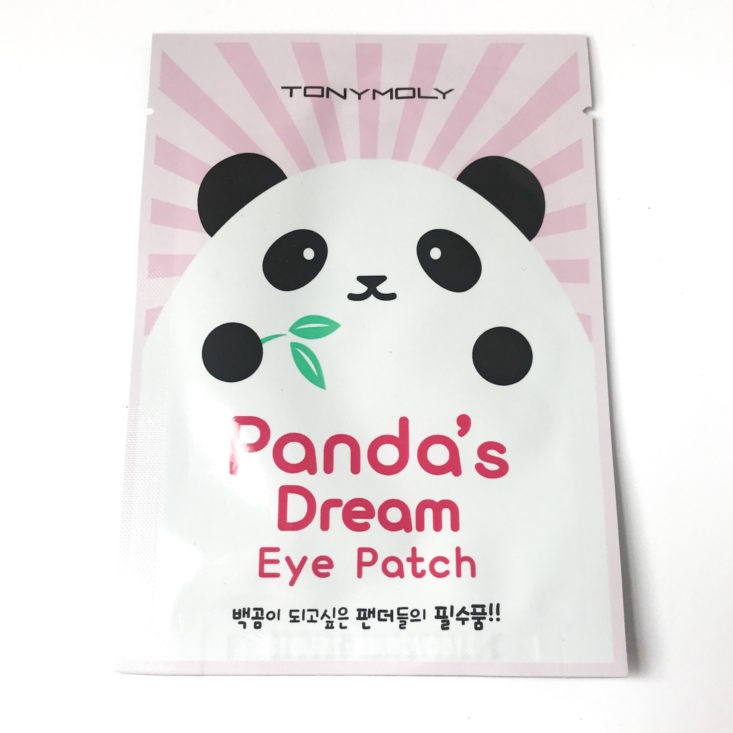 Pink Seoul October 2018 - Panda dream eye patch top view