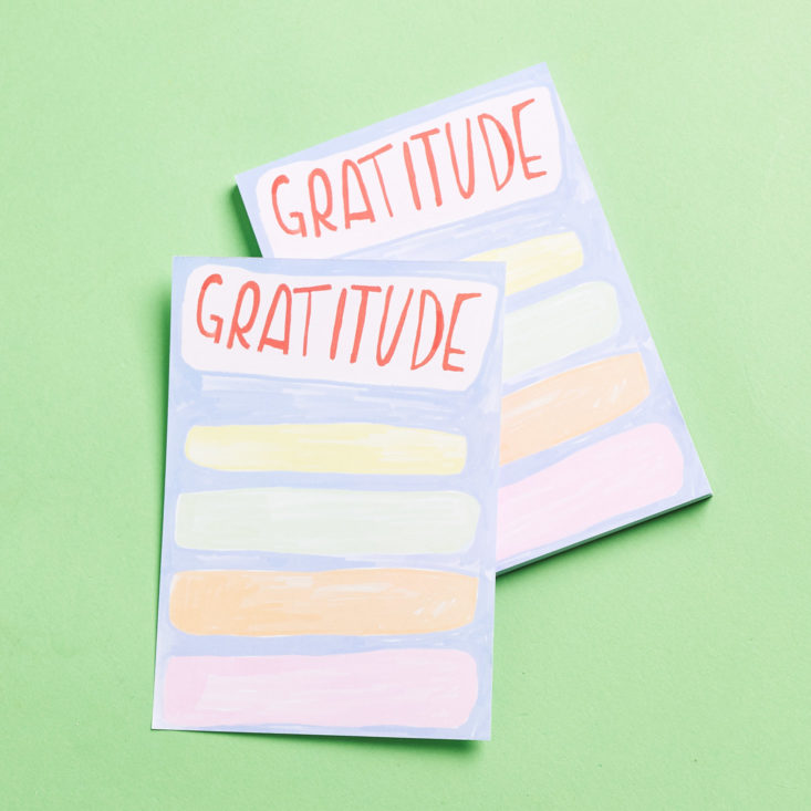 quirky crate colorful gratitude notes