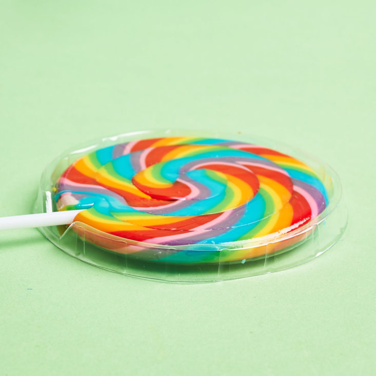 quirky crate rainbow swirl lollipop