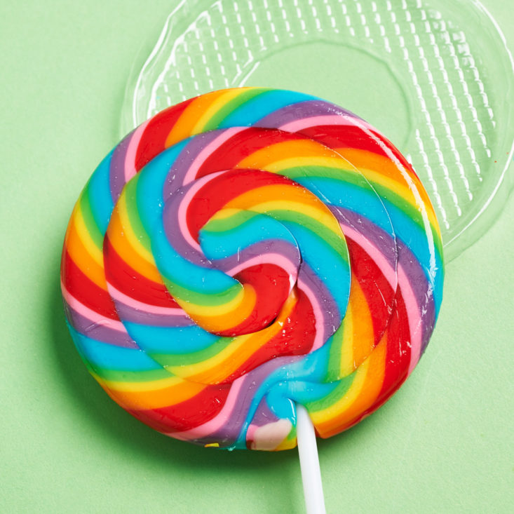 quirky crate rainbow lollipop
