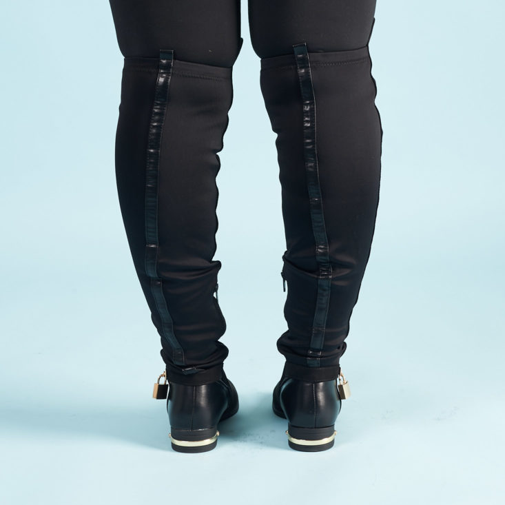 shoedazzle october back of over the knee black boots