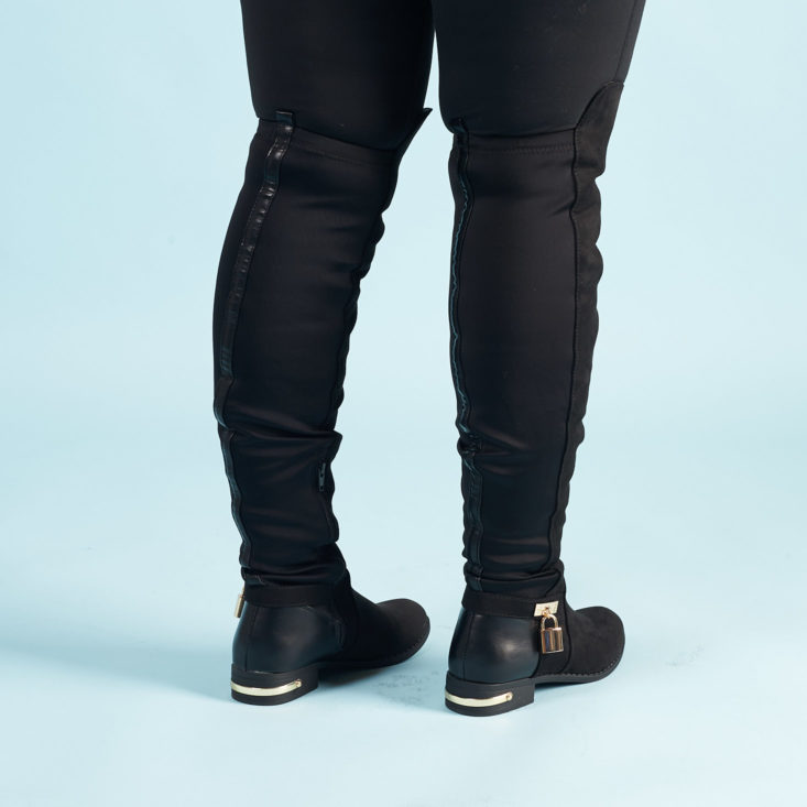 shoedazzle october over the knee stretch boots