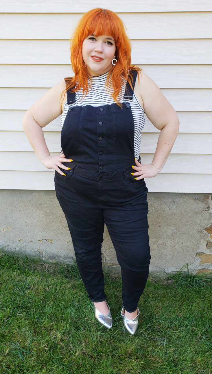 Shoe Dazzle September 2018 - Plus Size Skinny Overall Size Front 2