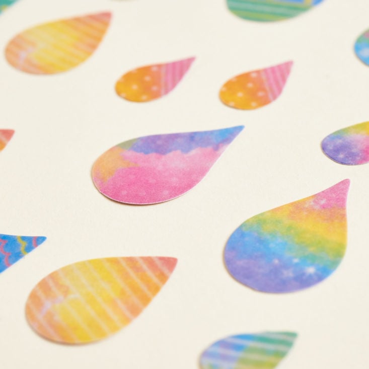 stickii autumn morning rainbow drop stickers