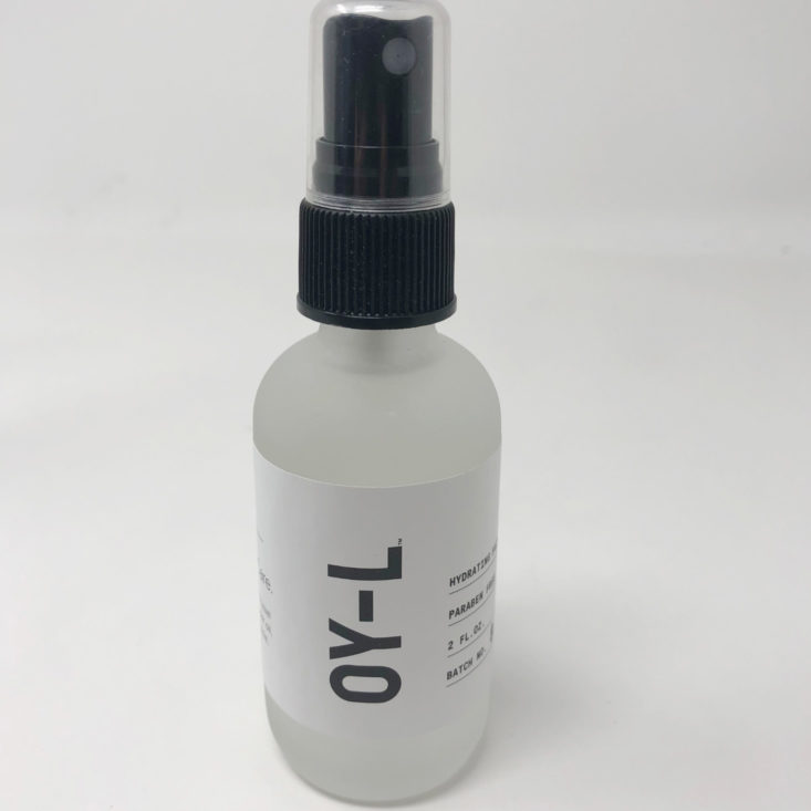 Switch 2 Pure October 2018 - OY-L HYDRATING FACIAL MIST Front