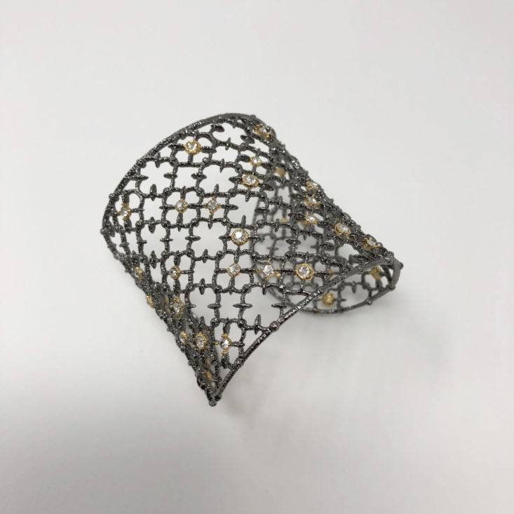 Switch Designer Jewelry Rental October 2018 - Alexis Bittar Crystal Studded Spur Lace Cuff Top