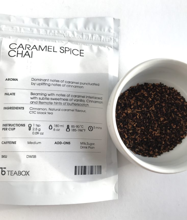 Caramel Spice Chai, 10g 