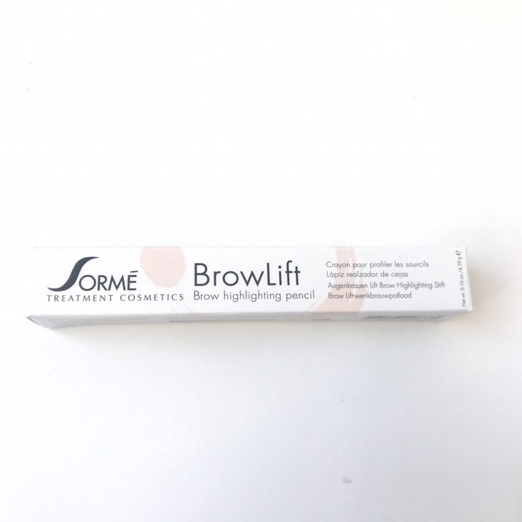 The Better Beauty Box October 2018 - Sorme Brow Lift Pencil Front