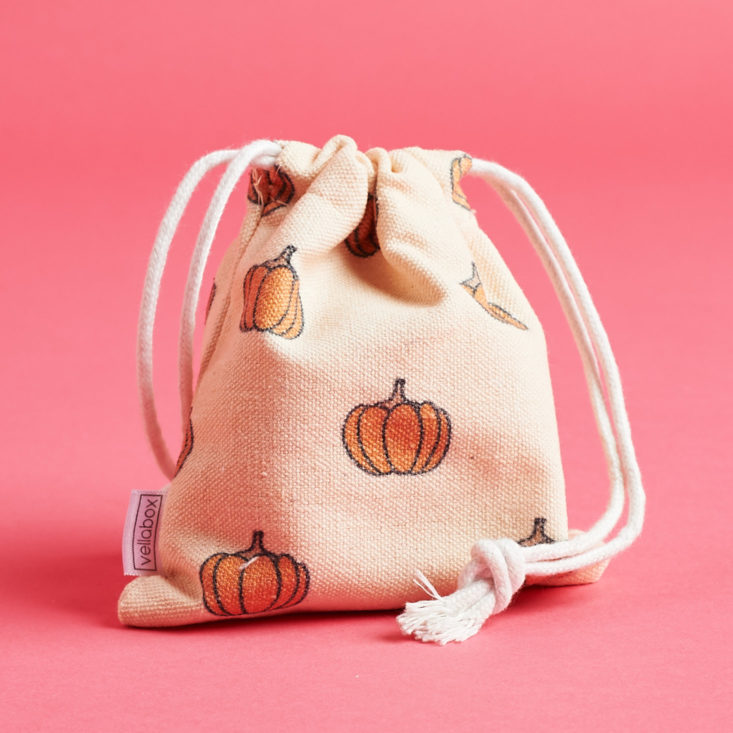 Vellabox Lucerna October 2018 - Candle In Reusable Drawstring Bag
