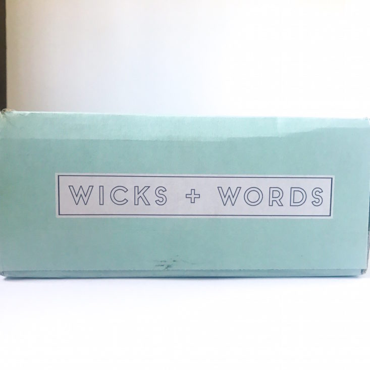 closed Wicks & Words box
