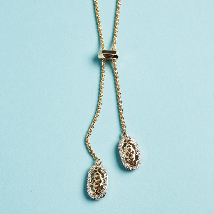 Your Bijoux Box crystals on necklace