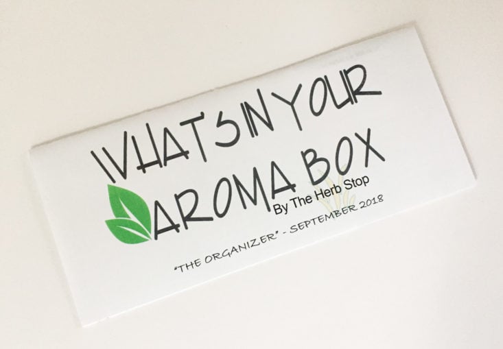 aroma box by herb stop the organizer september 2018 booklet