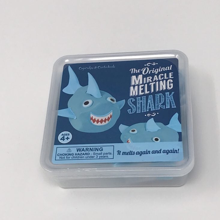 Sensory Theraplay Box November 2018 melting shark packaging
