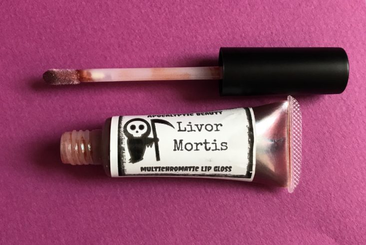 Apocalyptic Beauty October 2018 - Liver Mortis Multi-Chromatic Lip Gloss Front
