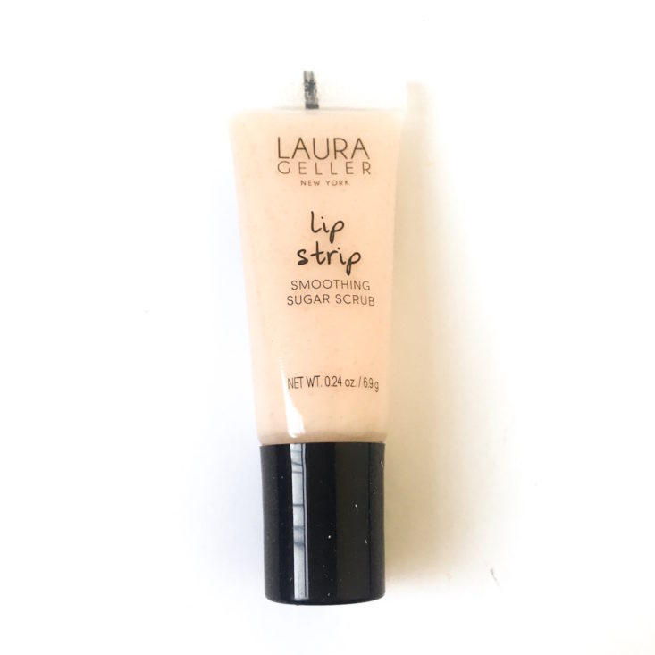 Birchbox Holiday Lip Kit Review - Laura Geller New York Lip Strip Smoothing Sugar Scrub Front